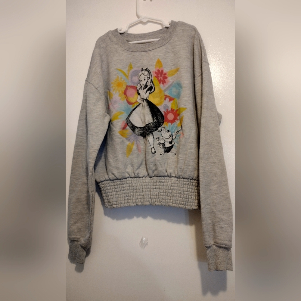 Disney Alice and Wonderland long sleeve  sweater